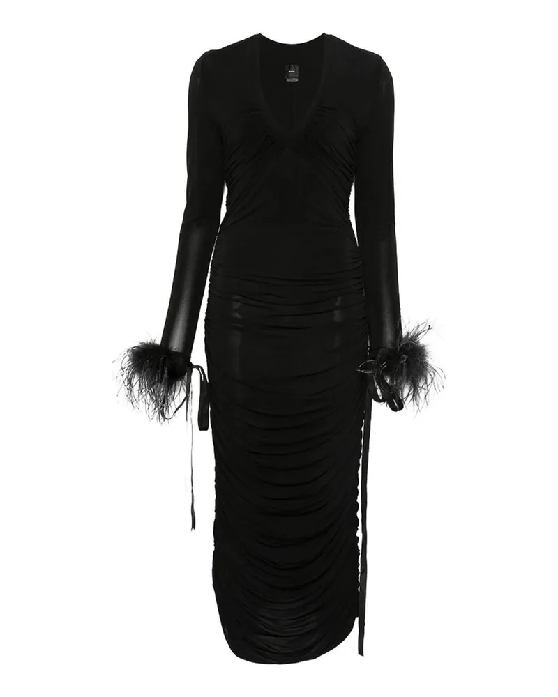 Pinko Maxikleid - Schwarz Schwarz