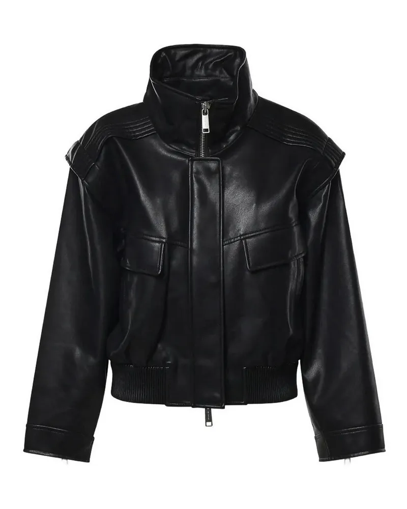 Self-Portrait Bomberjacke - Schwarz Schwarz