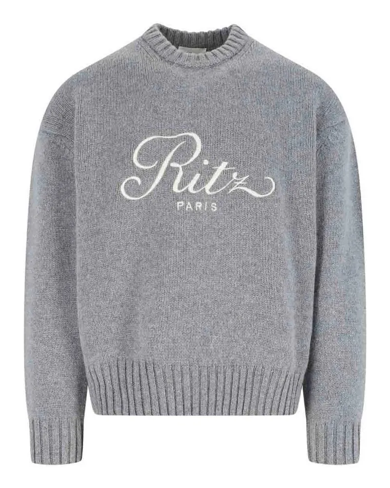 Frame Denim U-Boot-Pullover - Grau Grau