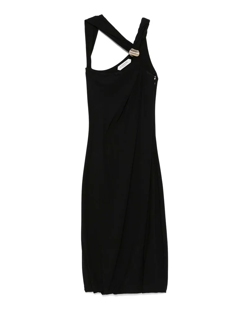Lanvin Knielanges Kleid - Schwarz Schwarz