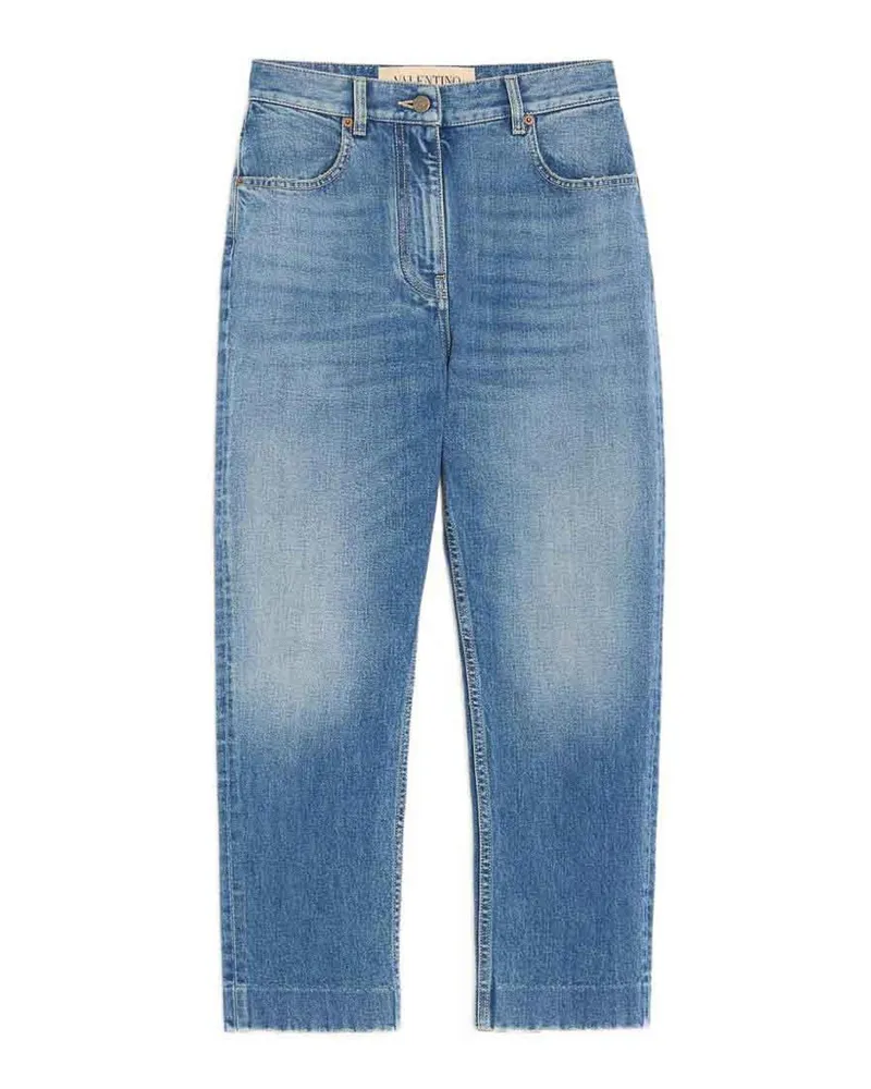 Valentino Garavani Straight Leg Jeans - Dunkelblau Dunkelblau