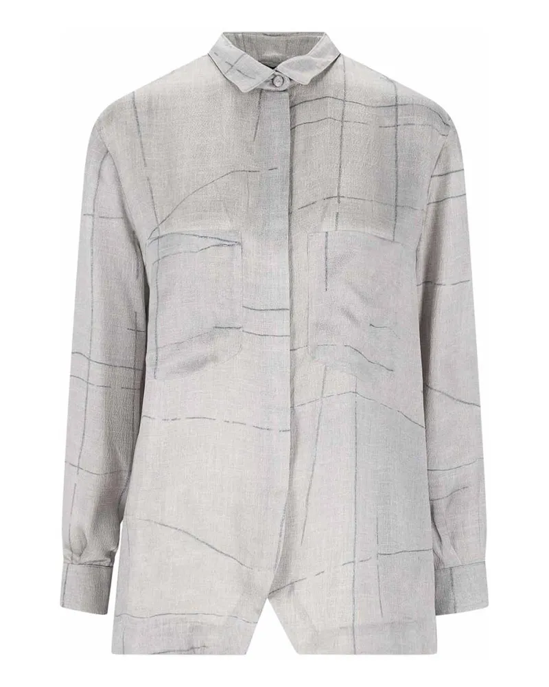 Giorgio Armani Hemd - Grau Grau