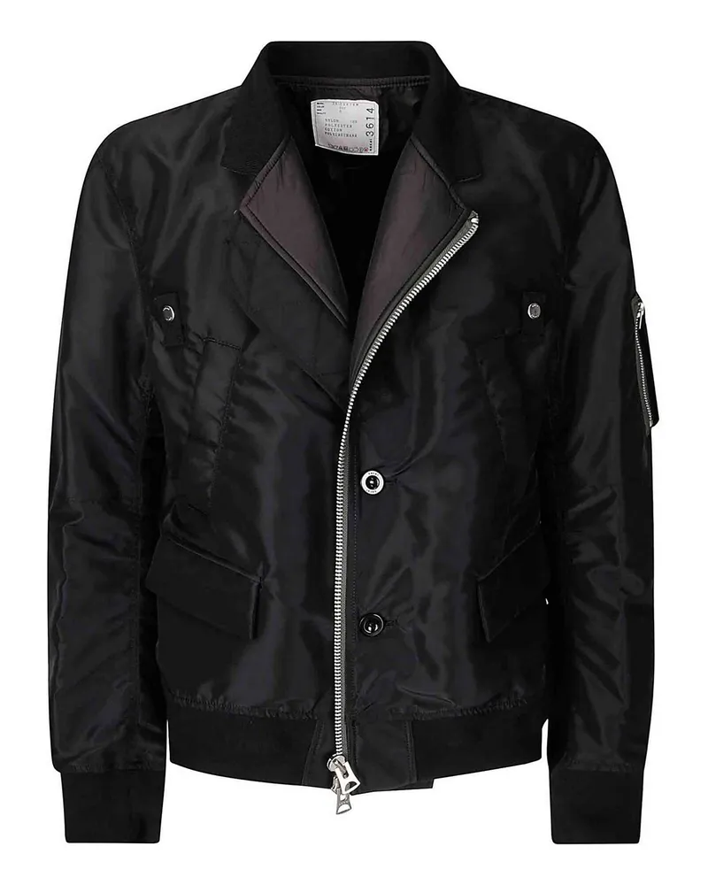 Sacai Casualjacke - Schwarz Schwarz
