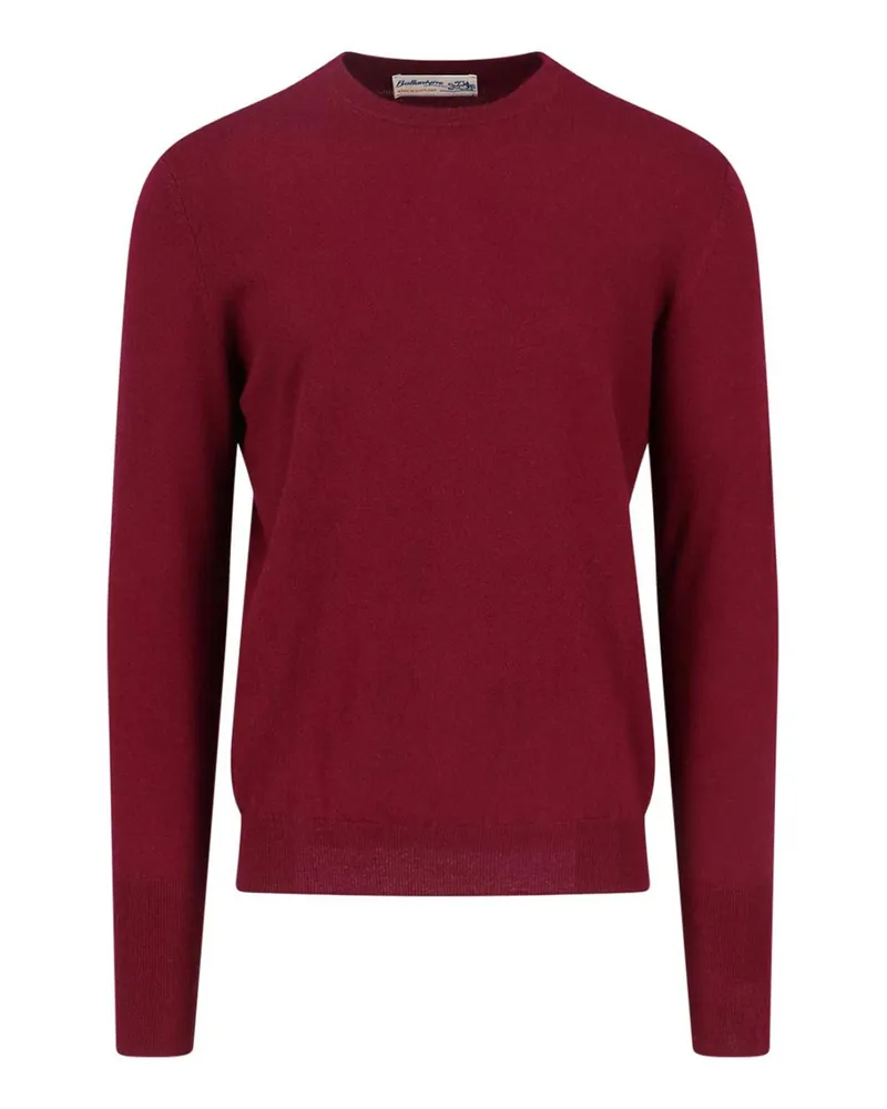 Ballantyne Rundhalspullover - Rot Rot