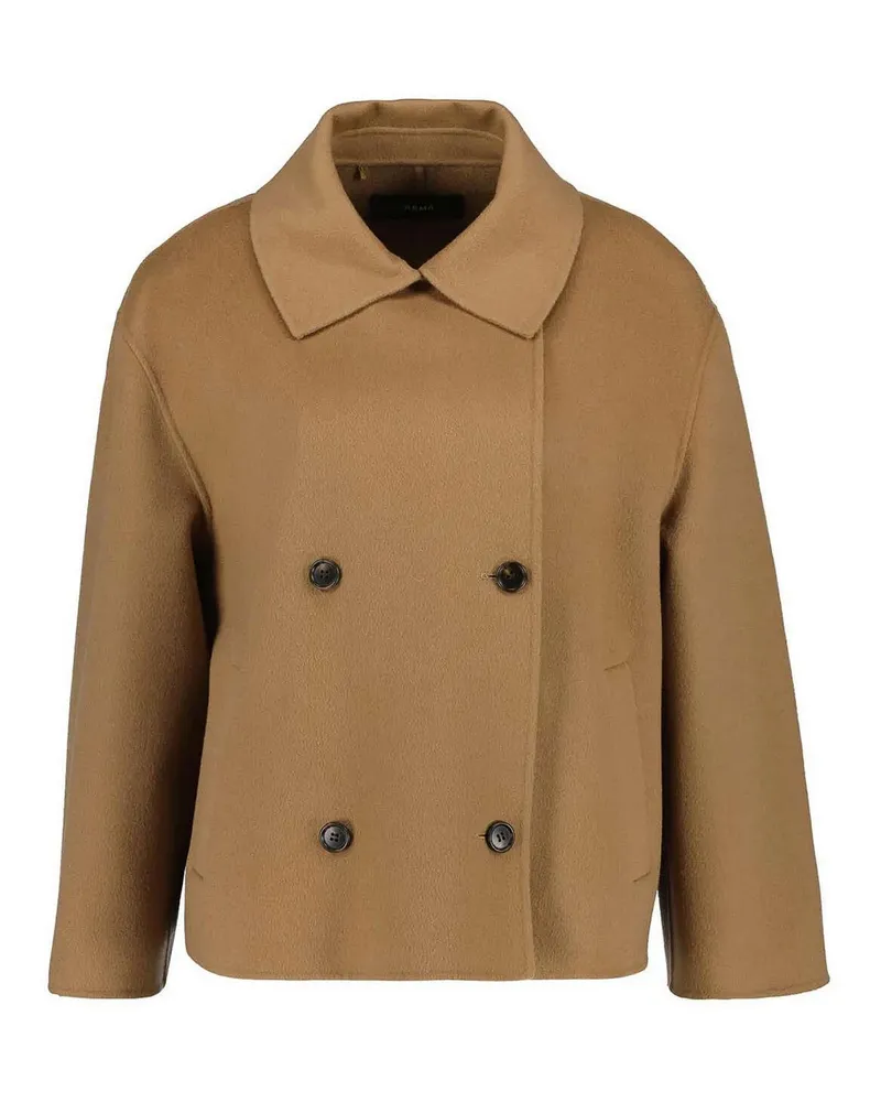 Arma Knielanger Mantel - Beige Beige