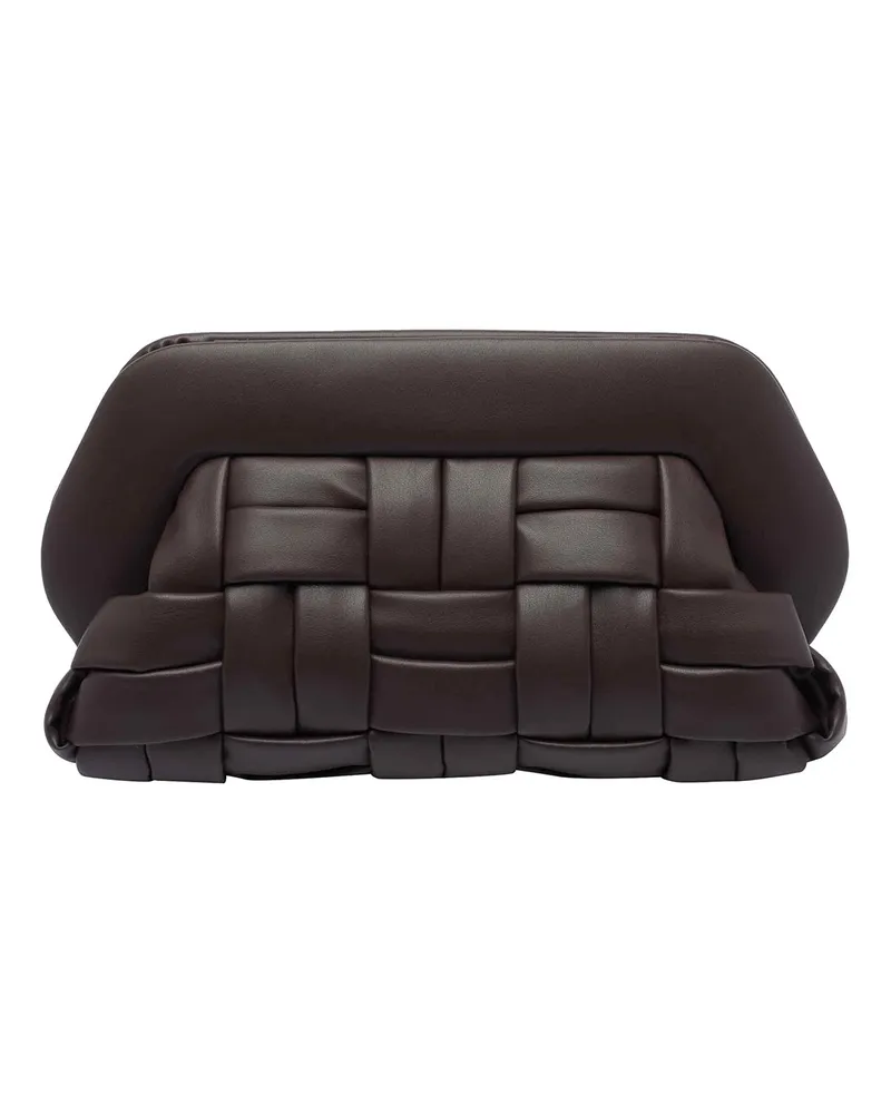 THEMOIRÈ Clutch - Braun Braun