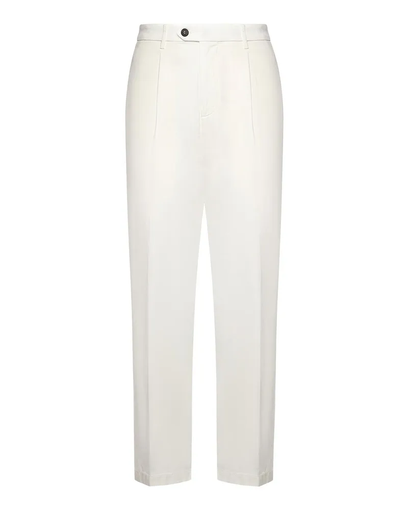 Eleventy Casual Hose - Weiß Weiß