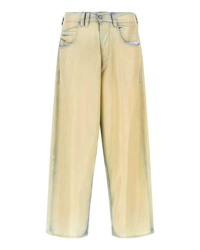Diesel Straight Leg Jeans - Beige Beige