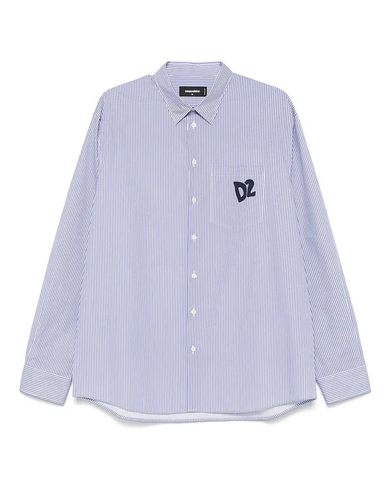 Dsquared2 Hemd - Dunkelblau Dunkelblau