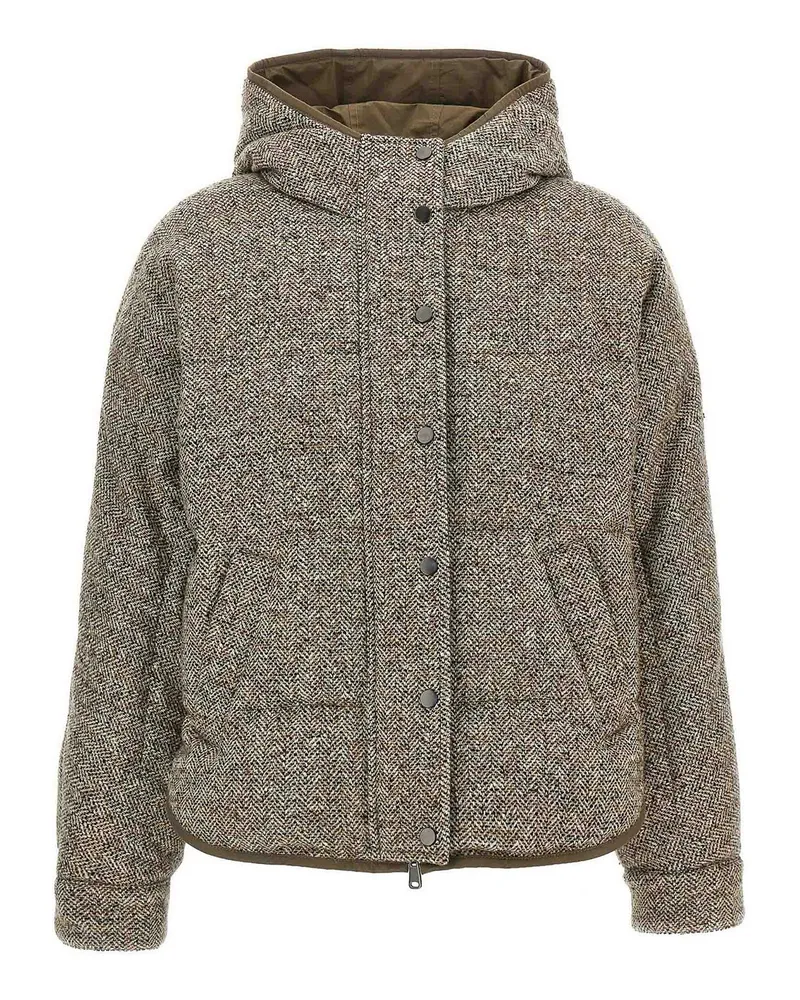 Brunello Cucinelli Daunenjacke - Bunt Bunt