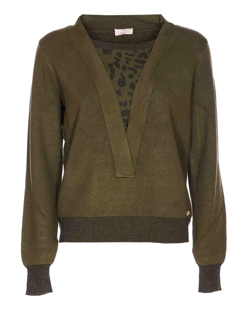 Liu Jo Rundhalspullover - Grün Grün