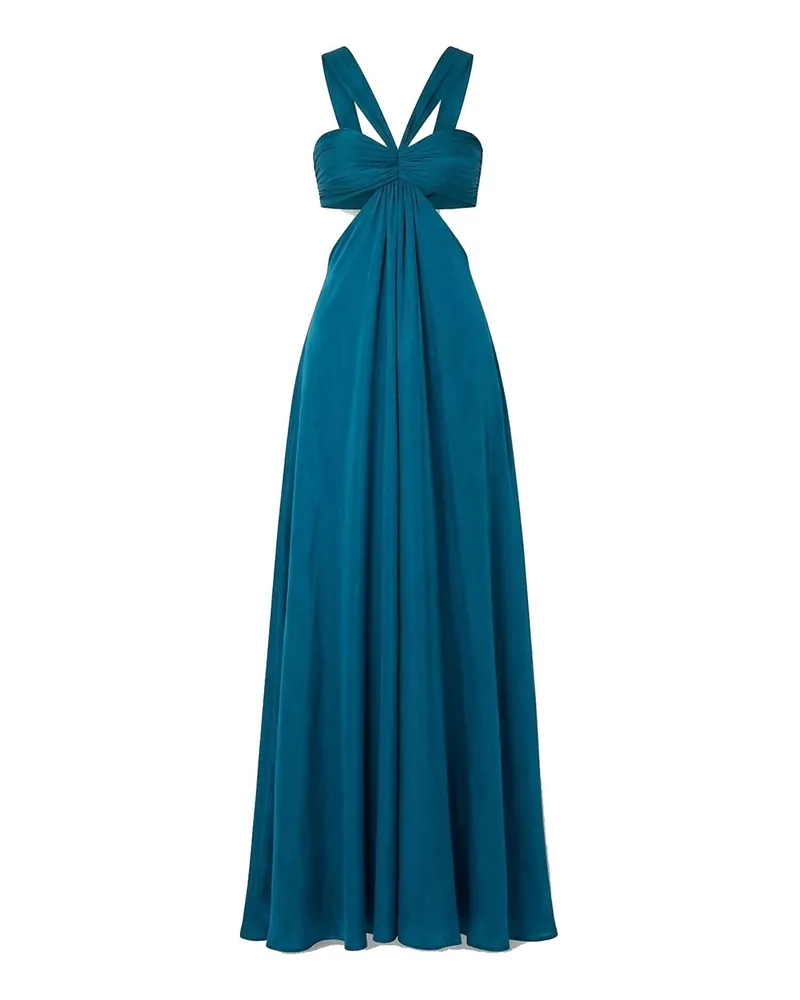 Retrofête Maxikleid - Hellblau Hellblau