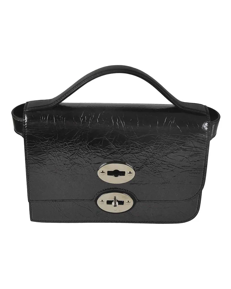 Zanellato Schultertasche - Schwarz Schwarz