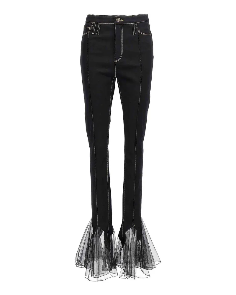 Nensi Dojaka Bootcut Jeans - Schwarz Schwarz
