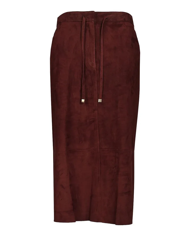 Max Mara Schlagjeans - Dunkelrot Dunkelrot