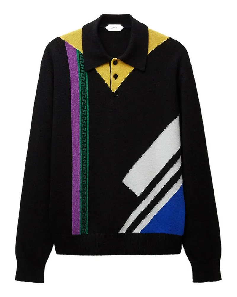 Versace Rollkragenpullover - Schwarz Schwarz