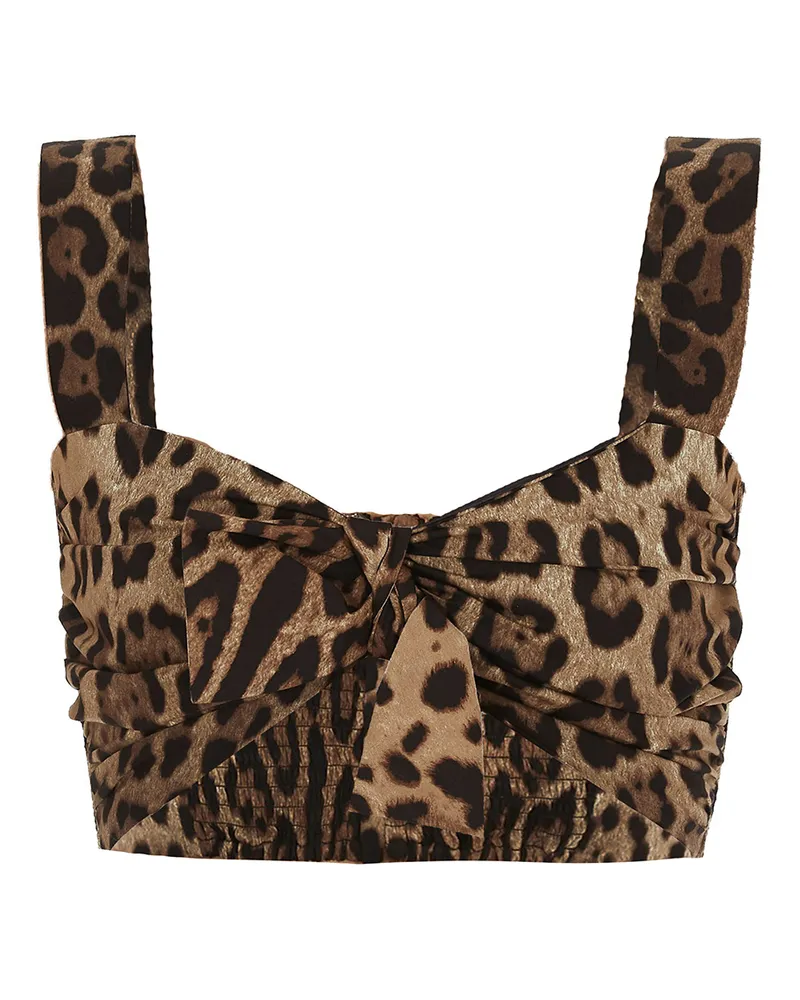 Dolce & Gabbana Top - Braun Animal