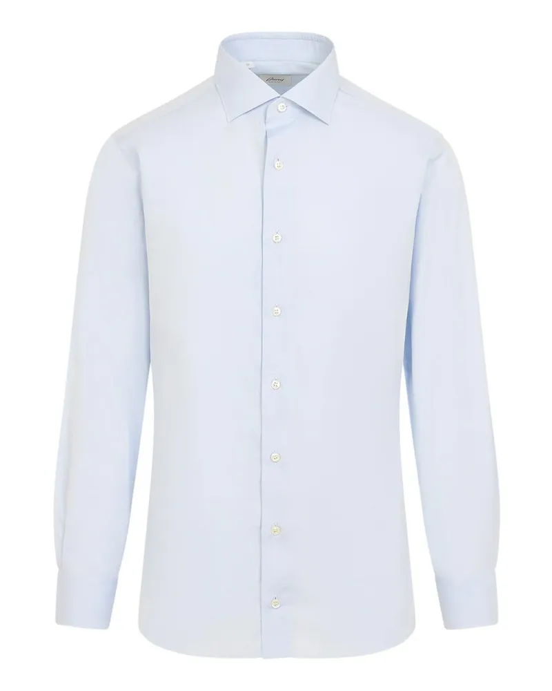 Brioni Hemd - Blau Blau