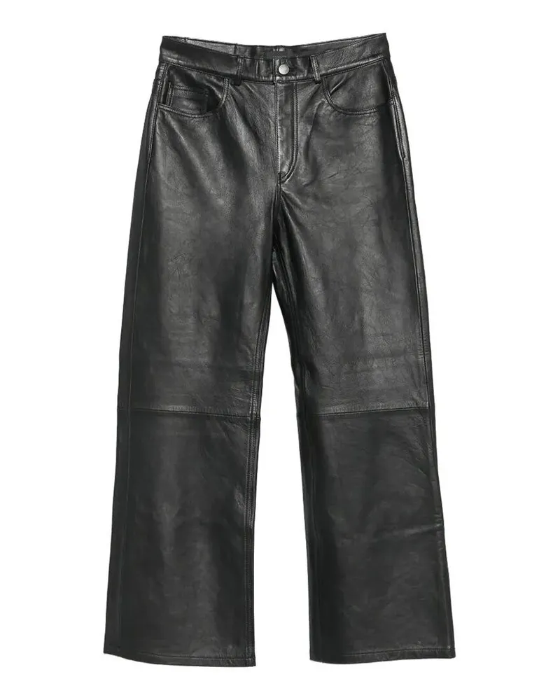 Haikure Lederhose - Schwarz Schwarz