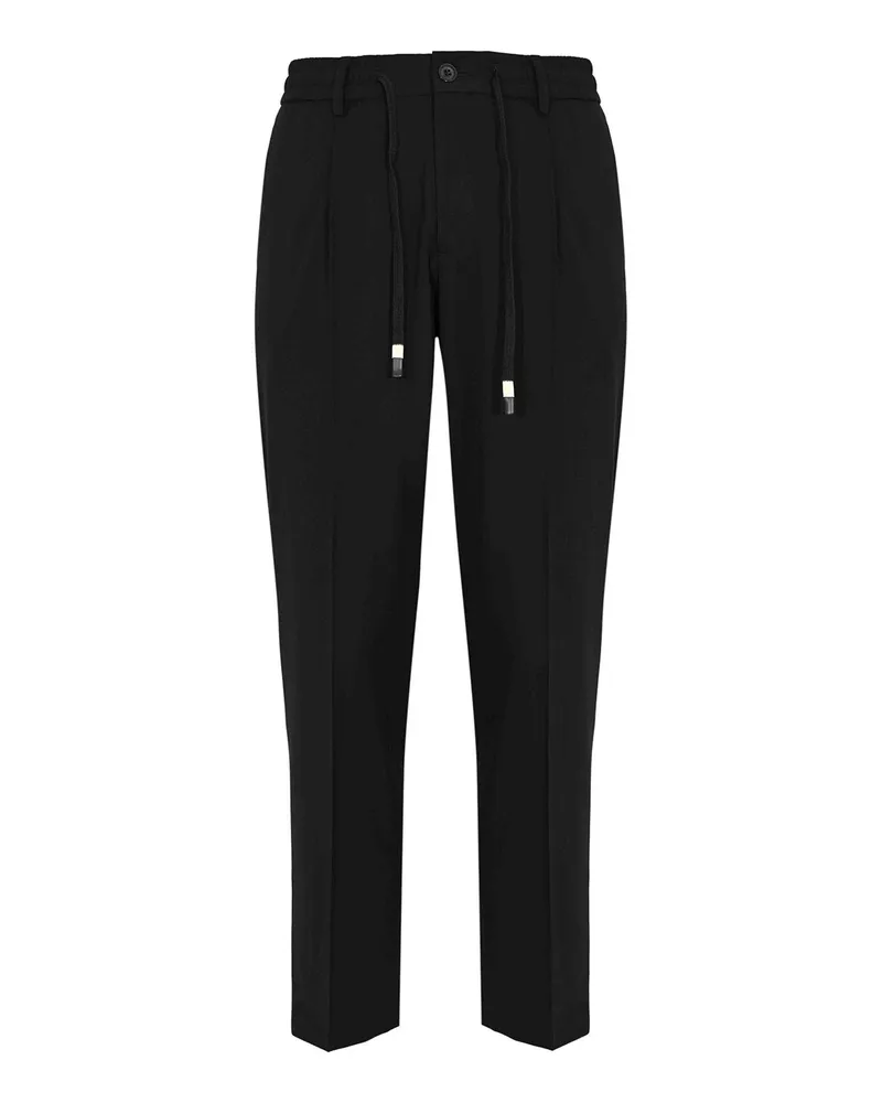 Daniele Alessandrini Casual Hose - Schwarz Schwarz
