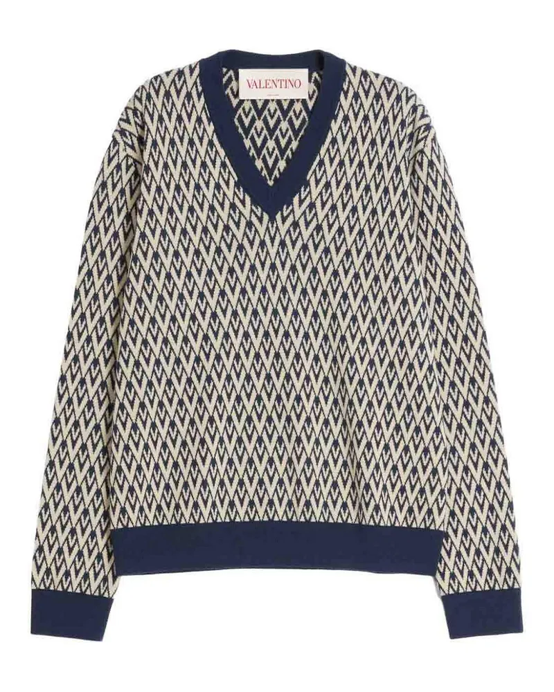 Valentino Garavani V-Pullover - Blau Blau