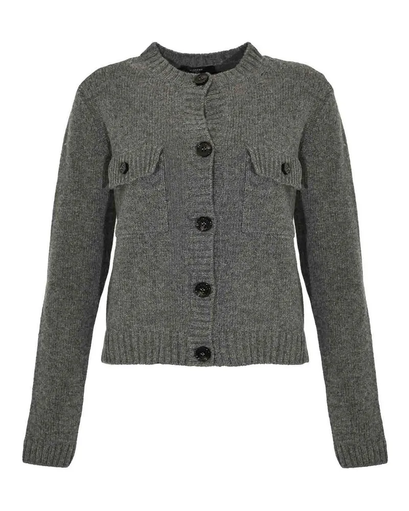 Max Mara Cardigan - Dunkelgrau Dunkelgrau
