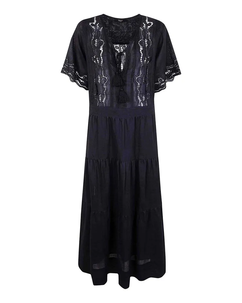 Seventy Maxikleid - Schwarz Schwarz