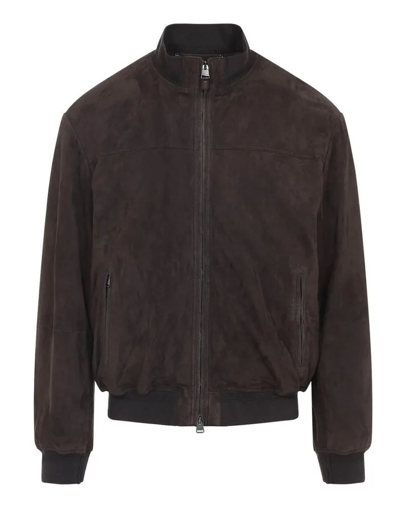 Canali Bomberjacke - Braun Braun