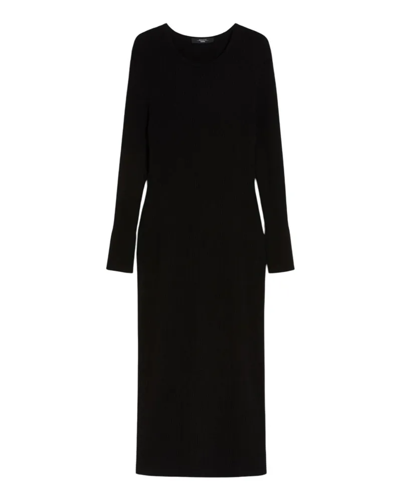 Max Mara Maxikleid - Schwarz Schwarz