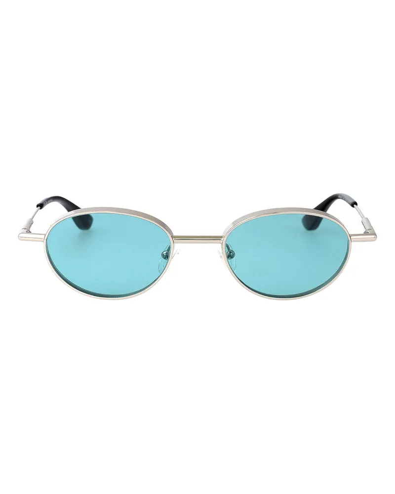 Alexander McQueen Sonnenbrille - Silber Silber