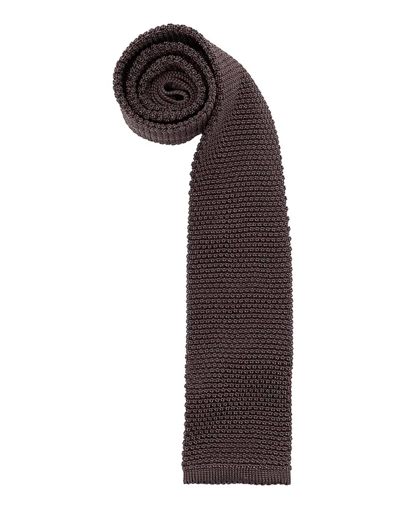 Brunello Cucinelli Krawatte - Dunkelbraun Dunkelbraun
