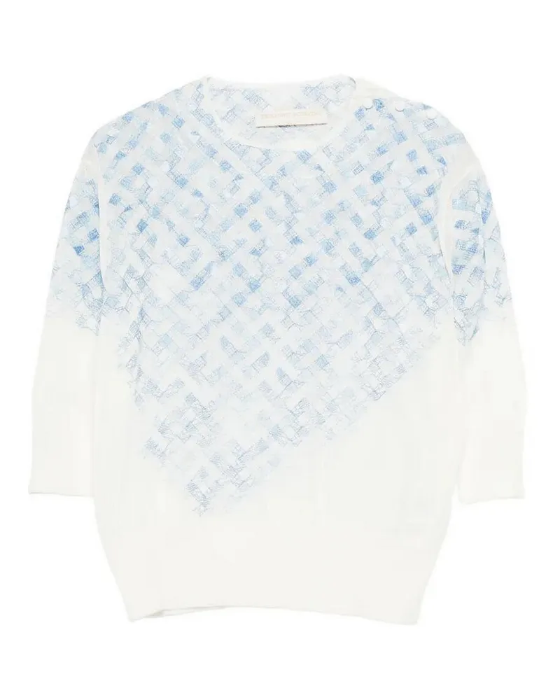 Ermanno Scervino Rundhalspullover - Hellblau Hellblau