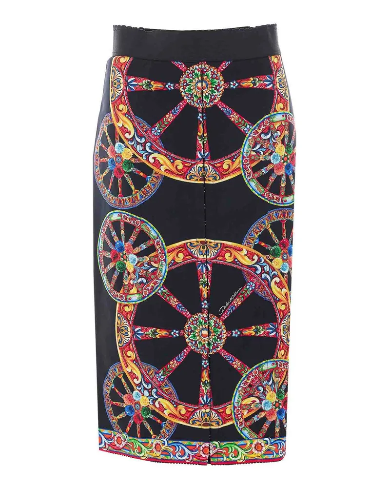 Dolce & Gabbana Langer Rock - Bunt Bunt