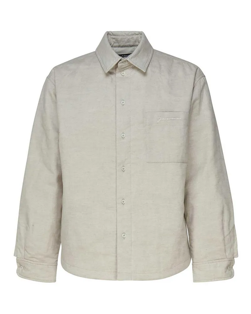 Jacquemus Hemd - Beige Weiß