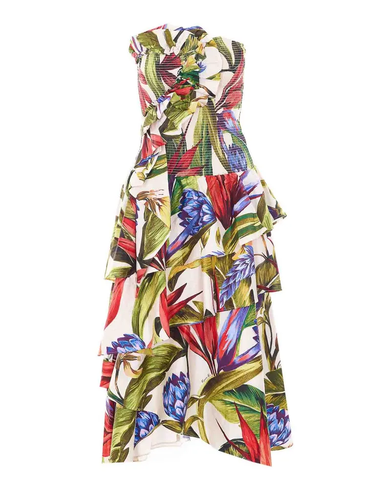 FARM Rio Maxikleid - Bunt Bunt