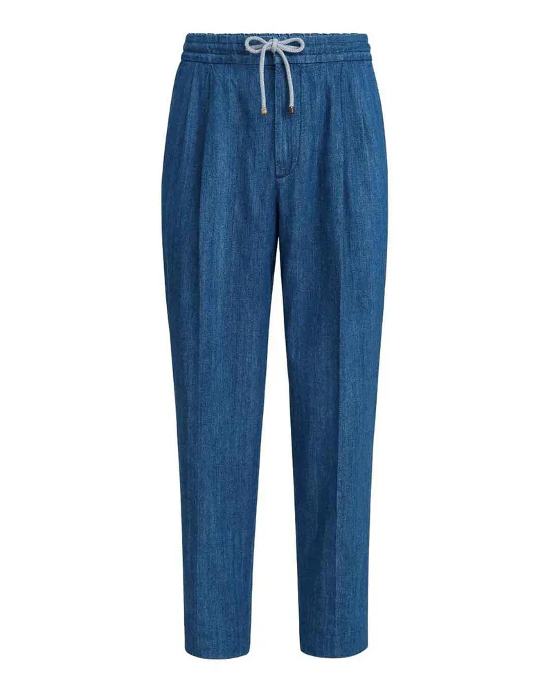 Brunello Cucinelli Straight Leg Jeans - Jeansblau Jeansblau