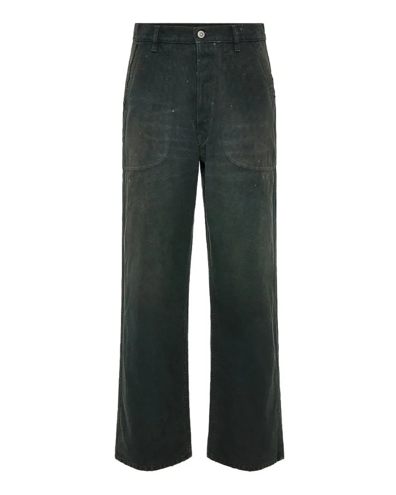 Maison Margiela Straight Leg Jeans - Grau Grau