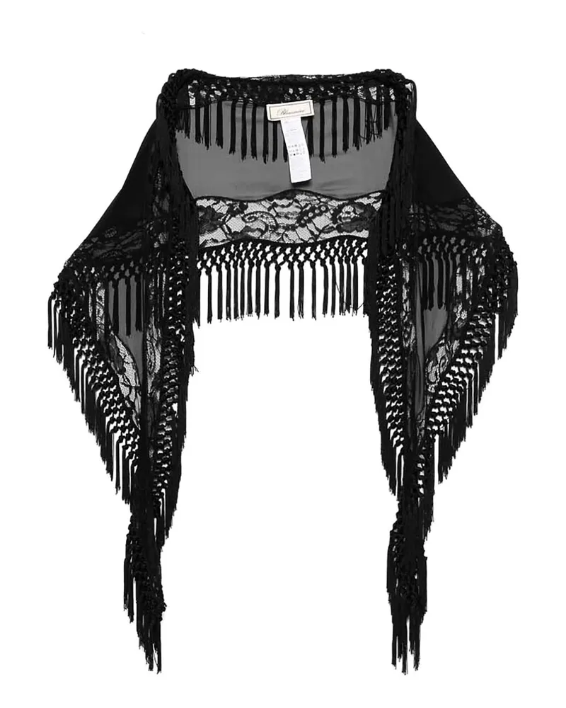 Blumarine Schal - Schwarz Schwarz