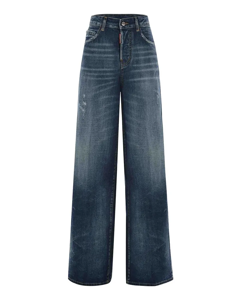 Dsquared2 Bootcut Jeans - Jeansblau Jeansblau