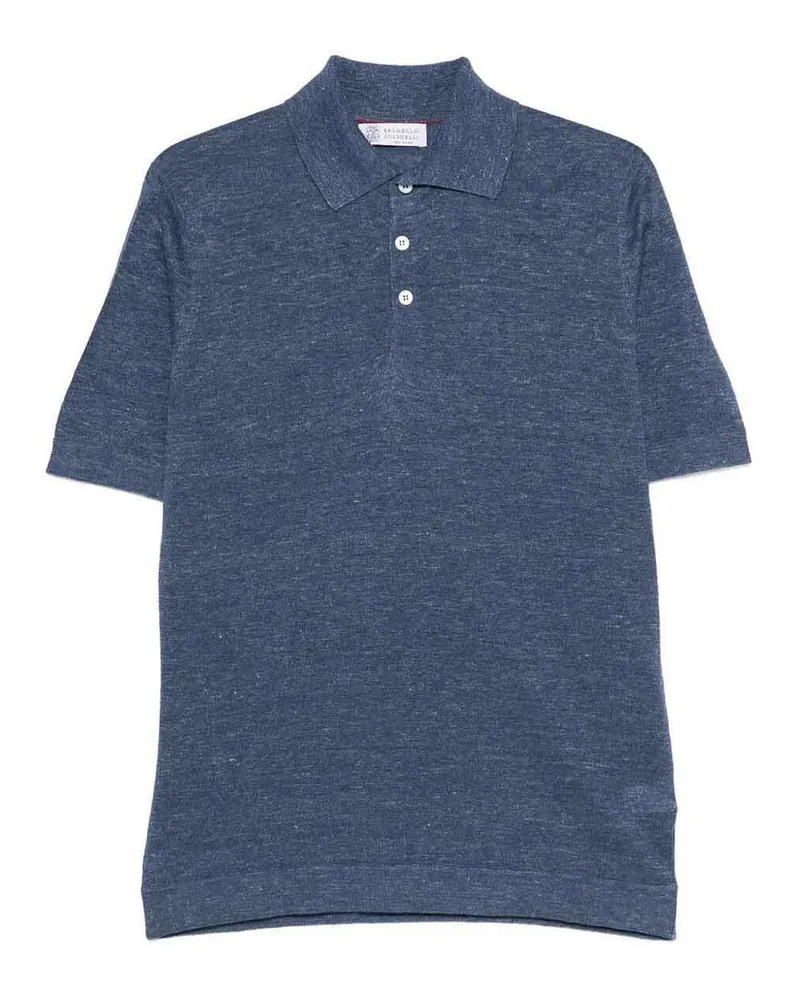 Brunello Cucinelli Poloshirt - Denim Denim