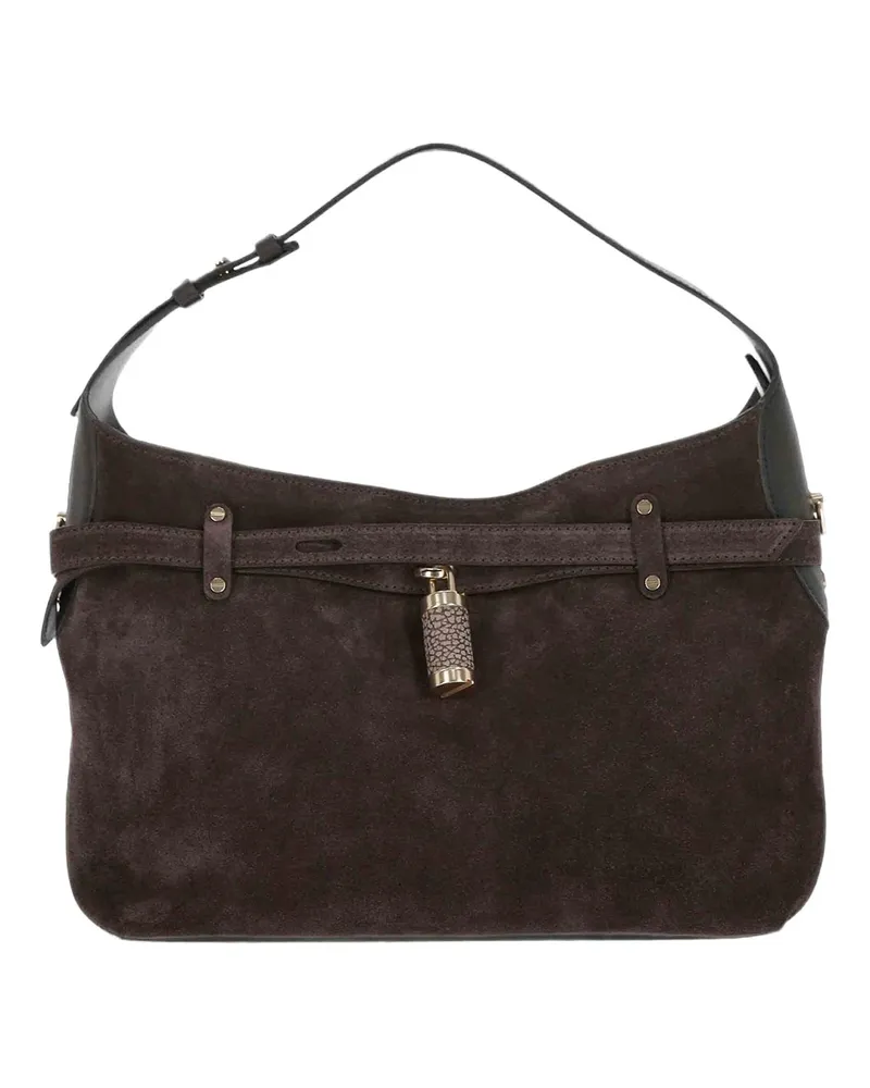 Borbonese Schultertasche - Braun Braun