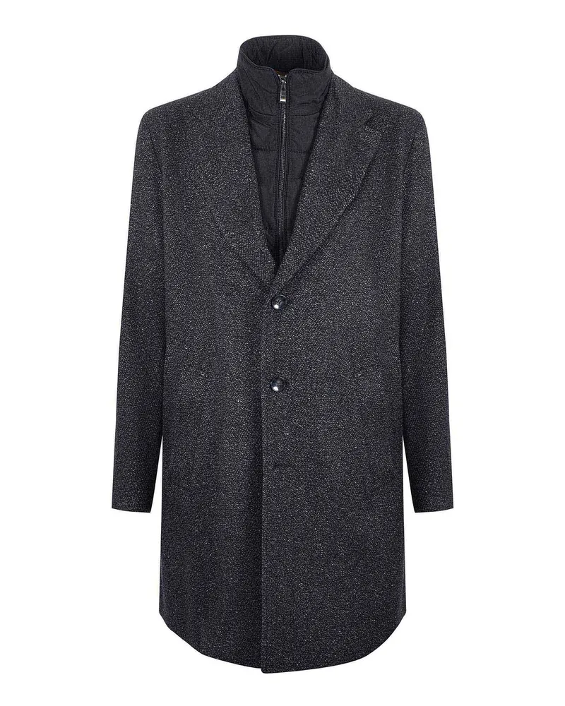 HUGO BOSS Kurzer Mantel - Schwarz Schwarz
