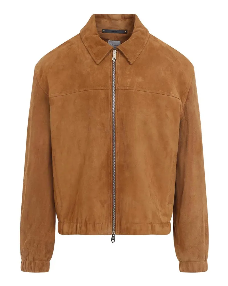 Paul Smith Lederjacke - Camel Camel