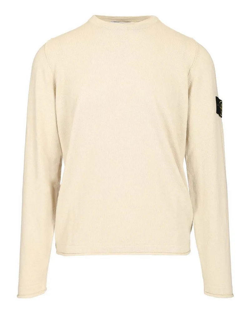 Stone Island Rundhalspullover - Beige Beige