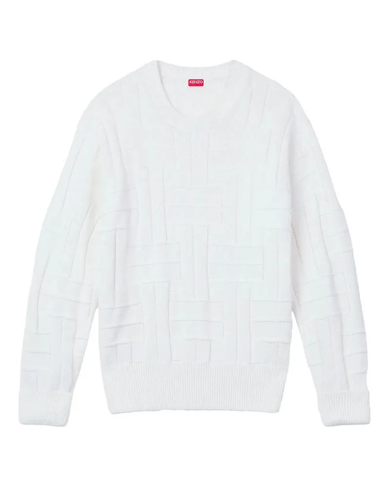 Kenzo Rundhalspullover - Creme Creme