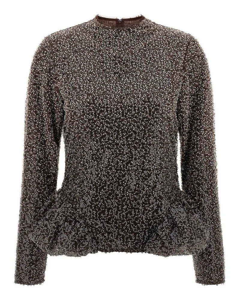 ROTATE Birger Christensen Top - Beige Beige