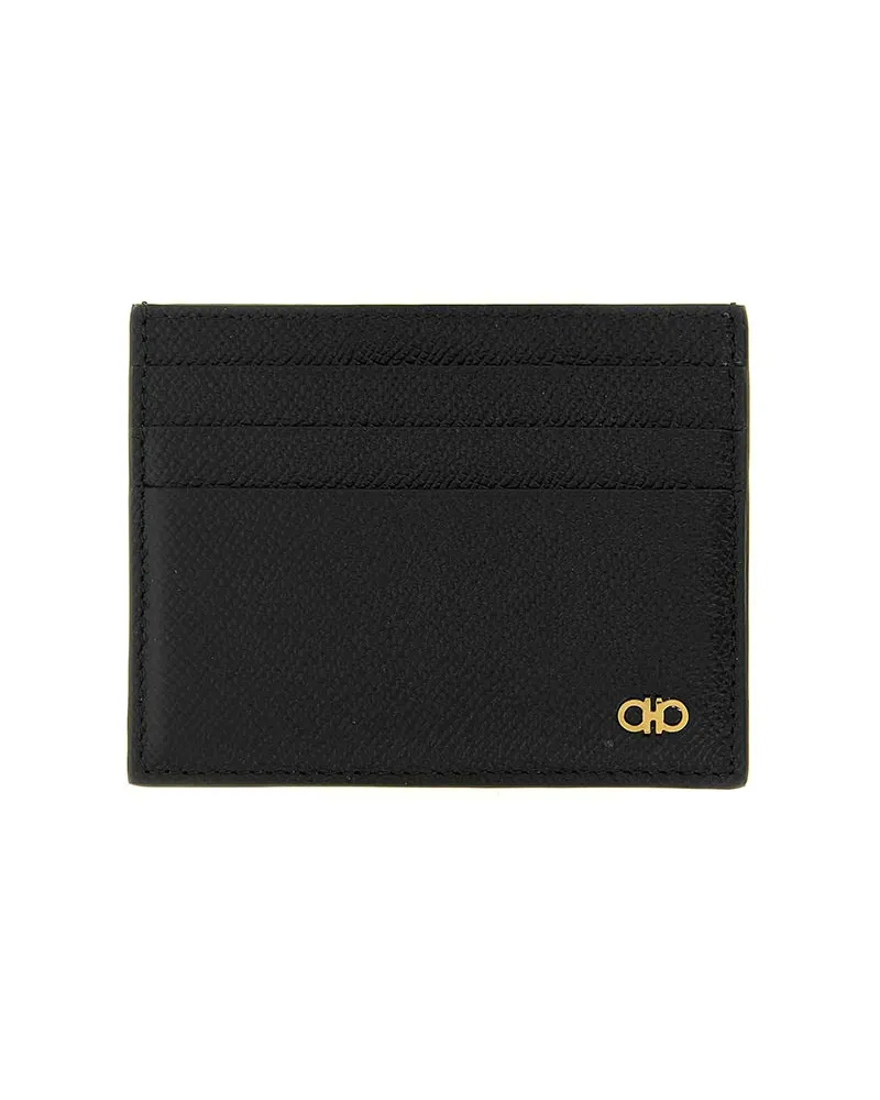 Ferragamo Portemonnaie - Schwarz Schwarz
