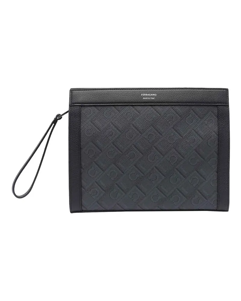 Ferragamo Clutch - Schwarz Schwarz