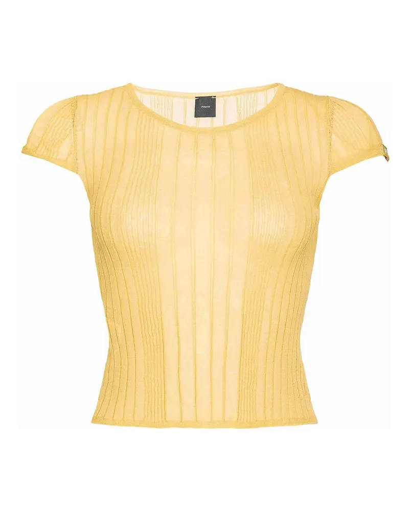 Pinko T-Shirt - Gelb Gelb