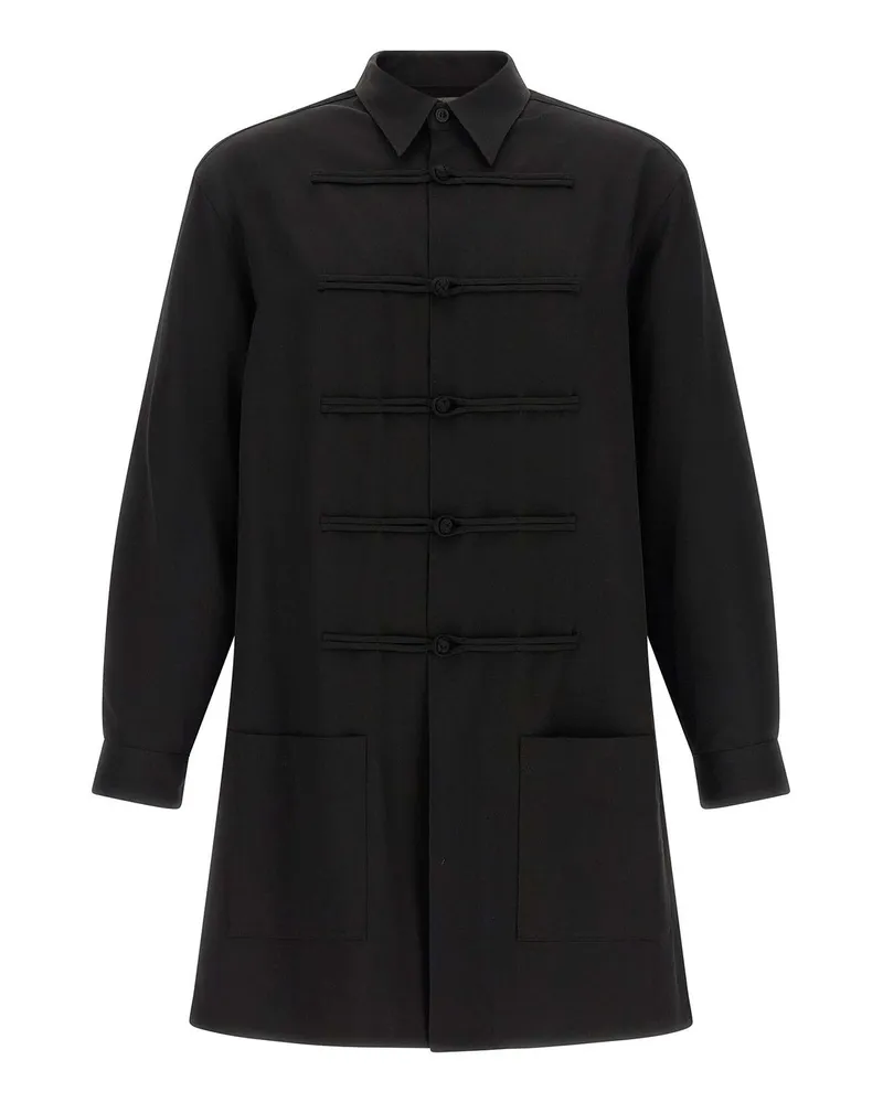 Yohji Yamamoto Hemd - Schwarz Schwarz